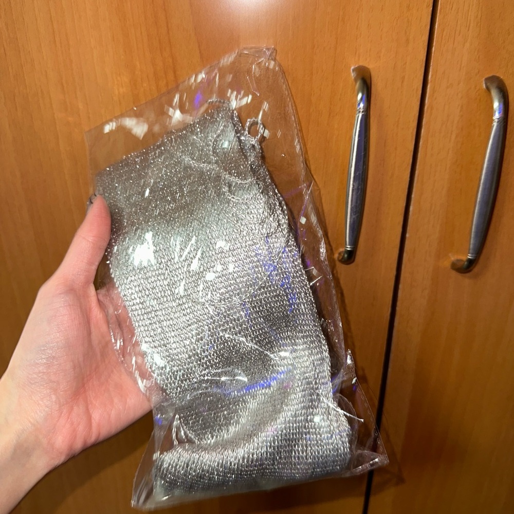 Y2k glitter scarf